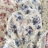 Yeknu  100x150cm Jacquard Chiffon Fabric Summer for Dresses Skirts Shirt T-shirt Sewing Needlework Cloth Thin Soft Breathable Flower