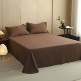 Yeknu  New 100% Cotton Yarn-Dyed Double-Layer Gauze 4-Pcs Duvet Cover Set Comfortable, Breathable and Skin-Friendly Bedroom Decor