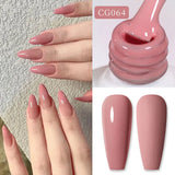 Yeknu  10ml Reinforcement Gel Nail Polish Self-leveling Gel Construction Gel Thick Base Gel Hard Painting Gel Varnishes