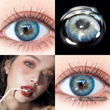 Yeknu  1 Pair Contact Lenses With Graduation Myopia Colored Pupils For Eyes Prescription Color Contacts Beauty Cosmetic Lenses