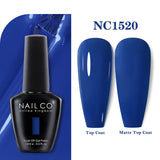 Yeknu  15ml Orange Color Nail Gel Polish Semi Permanent Red Pink Gellack Nail Art Salon Soak Off UV LED Glitter Nail Gel Varnish