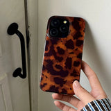 Yeknu  Ins Amber Irregular Pattern Case For iPhone 16 Pro 15 14 Pro Max 15Pro Soft Phone Protection Cover for iPhone 12 13 Funda coque