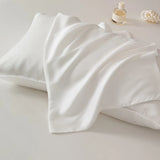 Yeknu  1/2Pcs Pillowcases 100% Bamboo Fiber Cooling Anti-bacterial Solid Color Hotel Home Summer Envelope Style Pillow Covers 48x74cm