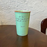 Yeknu Korean Sle Cerc Coffee Cup for Women Handheld Office Water Drinking Cup Juicy Milk Coffee Cup Artistic Design 200ml-400m...