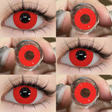 Yeknu  Cosplay Contact Lens Makeup Colored Pupils Cosmetics Beauty Red  Lenses Woman Cosplay Pink Pupils Halloween Color Contacts