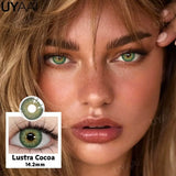 Yeknu  NEW Color Contact Lenses For Eyes Cosmetic Green Lens Beauty Women Natural Colored Pupils Brown Makeup Lens With Big Pupil