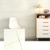 Yeknu  20pcs Imitation Marble Ceramic Tiles Self-Adhesive Wall Stickers Waterproof Background Floor Wallpaper Brick Papers Home Decor