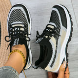 Yeknu  Cross-border spring and autumn new women's shoes sports flying woven mesh light mouth light casual comfortable