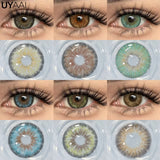 Yeknu  NEW Cleopatra Series Contact Lenses Cosmetics Eye Color Lenses Woman Accesories Black Lens Makeup Beauty Brown Lenses
