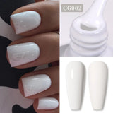 Yeknu  10ml Gold Glitter Gel Nail Polish Crystal Semi Permanent Soak Off UV Gel Varnish Nail Art Manicure Base Top Coat