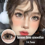 Yeknu  Contact Lenses Cosmetics Lenses Choco Jump Series Eye Color Lens Beauty Black contacts Woman Accesories Natual  Brown lens
