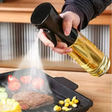 Yeknu  1pc 220ml/320ml Olive Oil Spray Bottle Kitchen High Pressure Leakproof BBQ Air Fryer Oil Spray Camping Tools