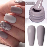 Yeknu  10ml Gold Glitter Gel Nail Polish Crystal Semi Permanent Soak Off UV Gel Varnish Nail Art Manicure Base Top Coat
