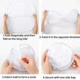 Yeknu  Collapsible Pop-up Mesh Laundry Basket Portable Clothes Hamper for Easy Washing and Storage of Dirty Clothes Socks Toys Sundries