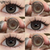 Yeknu  NEW Color Contact Beauty Blue Colorcon Natual Black Lens Big Eyes Cosmetic Red Lenses Colorcon Beauty Brown Soft Pupils