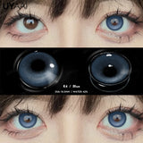 Yeknu  1 Pair Fashion Lenses Colored Contact Lenses for Eyes Beauty Green Eyes Lenses Natural  Brown Lens Grey Lens