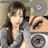 Yeknu  NEW Cosplay Colored Contact Lenses for Eyes Anime Purple Lenses Cosmetic Blue Eye Contacts Brown Natural Fashion Lenses