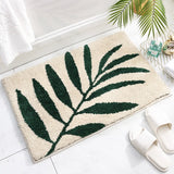Yeknu  Non-Slip Batoom Mat hine Waable No edding Simple Decor Qui Dry Entrance Rug Square Home Use Floor Carpet