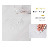 Yeknu  20pcs Imitation Marble Ceramic Tiles Self-Adhesive Wall Stickers Waterproof Background Floor Wallpaper Brick Papers Home Decor