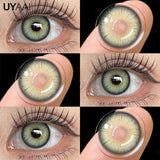 Yeknu  1 Pair Color Contact Lenses Makeup Blue Pupils Natural Brown Lenses High Quality Green Color Eye Lens Cosmetic Colorcon