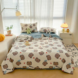 Yeknu  Summer Lightweight Quilt Wrinkle Resistant Washed Cotton All Season Comforter Single Double Bed Air Conditioning Duvet