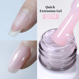Yeknu  Jelly Transparent Gel Nail Polish Nude Pink  Color UV Soak Off Gel Varnish Jade Nail Art Gel 10ml Design Manicure