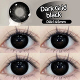 Yeknu  2PCS Myopia Beauty Colored  Contact Lenses Purple Halloween Makeup Lens Fashion Pupils Big Eye Lenses Natural Blue Lense