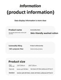 Yeknu 2025 new skin-friendly washed cotton summer quilt printing air conditioner quilt summer cool quilt machine wash single double