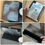 Yeknu  Cute little black cat For iPad 2024 2022 Pro Air 11 12.9 13 Case 9.7 10.2 5th 6th 7th 8th 9th 10th Generation Air 5 4 10.9 Cover
