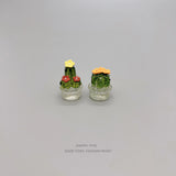 Yeknu  Miniature Precise Office Desk Decorative Cactus Succulent Healing Small Ornaments Synthetic Resin Plant Theme Desktop Accesso...