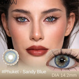 Yeknu  NEW Color Contact Beauty Blue Colorcon Natual Black Lens Big Eyes Cosmetic Red Lenses Colorcon Beauty Brown Soft Pupils
