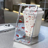 Yeknu  Small Flower Soft Case For iPhone 16 Pro Case iPhone 15 13 16e 11 12 14 17 Pro Max XR XS 7 8 Plus SE Shockproof Anti-drop Cover