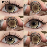 Yeknu  Contact Lenses Beauty Black Lens Makeup PATTAYA Green Lens Blue Eyes Color Lenses Natural Brown Lens Cosmetics Gray Eyes