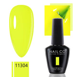 Yeknu  15ml Gel Nail Polish Semipermanente Varnishes Lacquer Esmalte Black White Color UV Lakiery Hybrydowe Vernis Gellak Polish