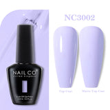 Yeknu  15ml Orange Color Nail Gel Polish Semi Permanent Red Pink Gellack Nail Art Salon Soak Off UV LED Glitter Nail Gel Varnish