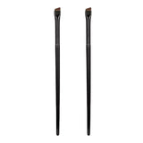 Yeknu  New 2 pieces eyebrow contour brush eyebrow eyeliner brush portable small angle eyebrow brush female makeup tool