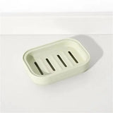 Yeknu  Portable Soap Dishes Double-layer Plastic Soap Box Household Bathroom Drain Soap Tray Bathroom Soap Box With Cover