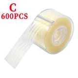 Yeknu Invisible Double Eyelid Sticker 2400PCS Lace Eye Lift Strips Self-adhesive Double Eyelid Tapes Clear Beige Eye Tapes Makeup Tool