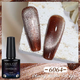 Yeknu  Transparent Cat Eye Gel Nail Polish 10ml UV Nail Art Semi Permanent Lakiery Hybrydowe Magnet SPAR Lacquer Gel Vernis Soak
