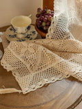 American Country Sle Semi Door Curtain Lace Curtain for Living Room Partition  Sensation Home Use Curtain