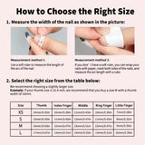 Yeknu 10Pcs High Quality Handmade Press on Nails Simple And Elegant  Royal A must For Trends Fashion Weapon Nail Stickers  Elegant