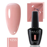 Yeknu  15ml Gel Nail Polish Semipermanente Varnishes Lacquer Esmalte Black White Color UV Lakiery Hybrydowe Vernis Gellak Polish