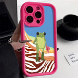 Yeknu  Cute Flower Phone Case For iPhone 11 Case iPhone 15 13 16 17 12 14 Pro Max XR X XS 7 8 Plus SE Anti-drop Shockproof Cover Funda
