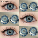 Yeknu  1 Pair Colored Contact Lenses for Eyes Natural Contact Lenses Fashion Lenses Blue Eye Lenses Green Lenses