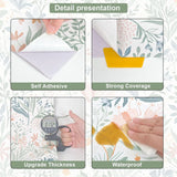 Yeknu  Floral Peel and Stick Wallpaper Boho Contact Paper Flower Removable Self Adhesive Waterproof Wallpaper for Bathroom Bedroom