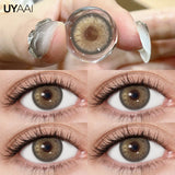 Yeknu  Color Contact Lenses Natural Contact Lens NEW Siri Series Makeup Colored Pupils Cosmetics Beauty Green Lenses Blue Pupils