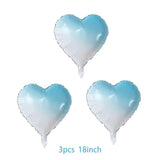 Yeknu  40Inch Colorful Gradient Number Balloon 0-9 Digit Foil Helium Balloon Butterfly Girl Birthday Party Decor Baby Shower Kids Gifts