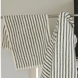 Yeknu  Color Matching Pure Cotton Towels Yarn-dyed Face Soft Towel Class Long-staple  Absorbent Bath Towel  Kids Towel
