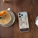 Yeknu  Ins Brown Grid Bow knot Phone Case For iPhone 17 16 15 14 Pro Max 13 17promax Case Luxury Silver Edge Shockproof Soft Back Cover