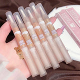 Yeknu  Cute Bear Liquid High Gloss Pen High Quality Soft Brushes Head Makeup Highlighter Pearllight Brightening Eye and Nose Cosmetics